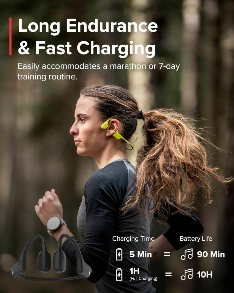SUUNTO Race Stainless Steel GPS Sports Watch with Bone Conduction Headphones - Black & Lime