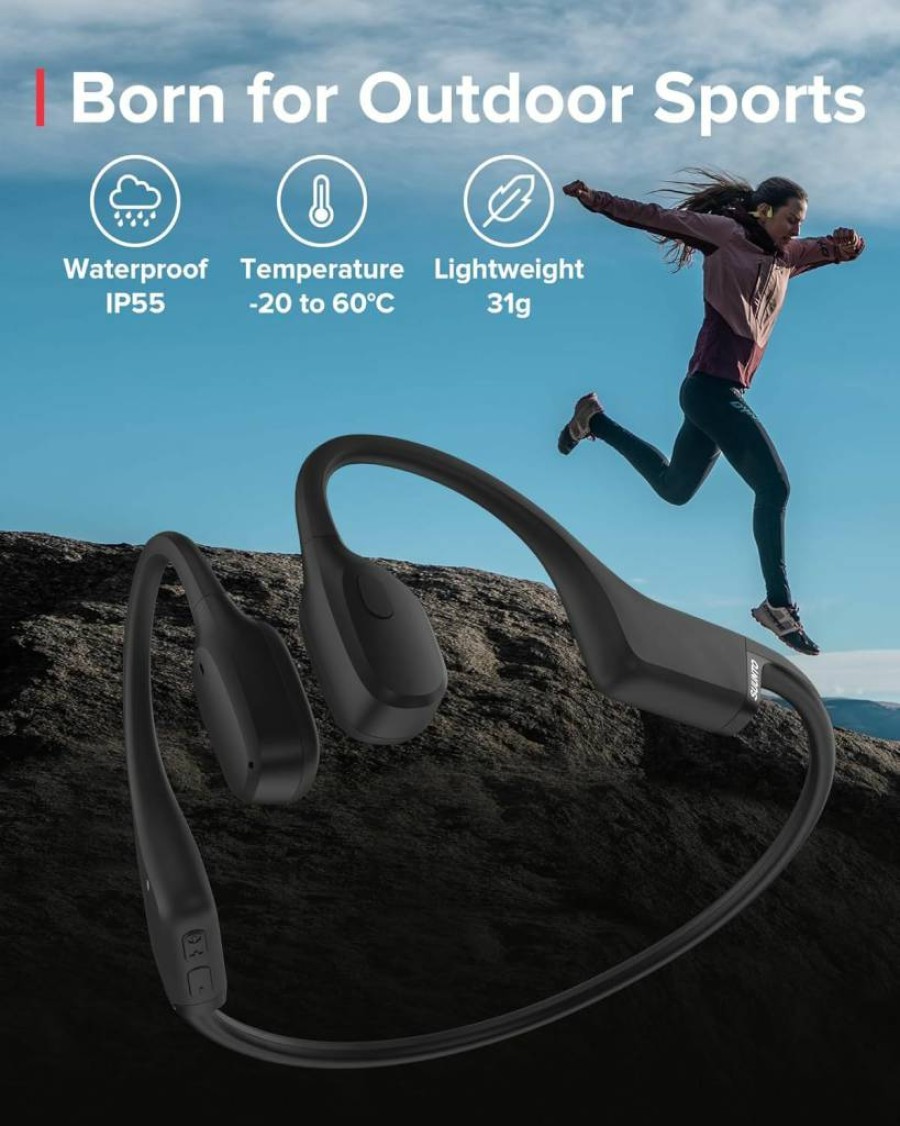 SUUNTO Race Titanium GPS Sports Watch with Amethyst Bezel & Sonic Bone Conduction Headphones - Black