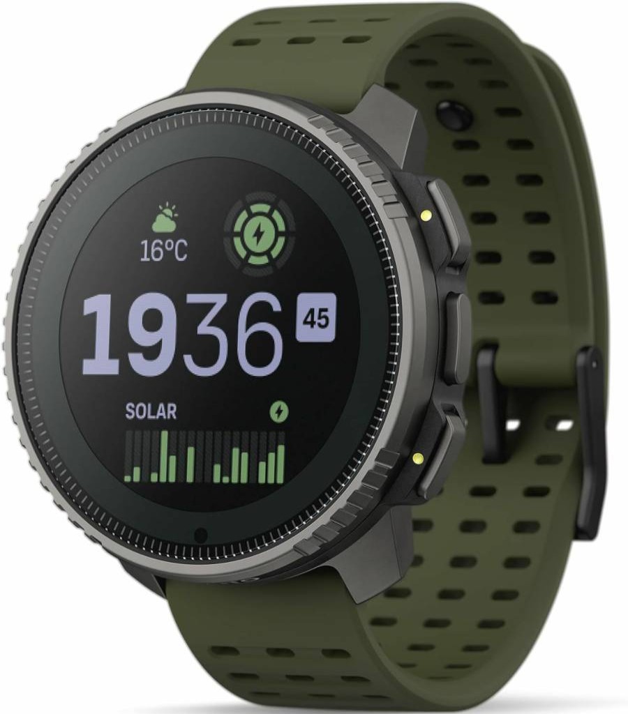 SUUNTO Vertical Solar GPS Adventure Watch: Premium Multisport Smartwatch with 1.4" Touchscreen, Free Offline Maps, 60-Day Battery, Heart Rate & Sleep Tracking, Steel Sand Finish