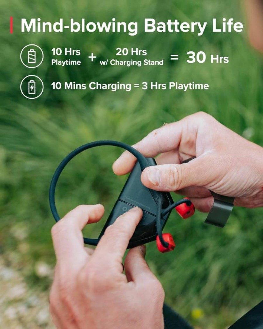 SUUNTO Race Stainless Steel GPS Sports Watch with Bone Conduction Headphone - Birch & Red