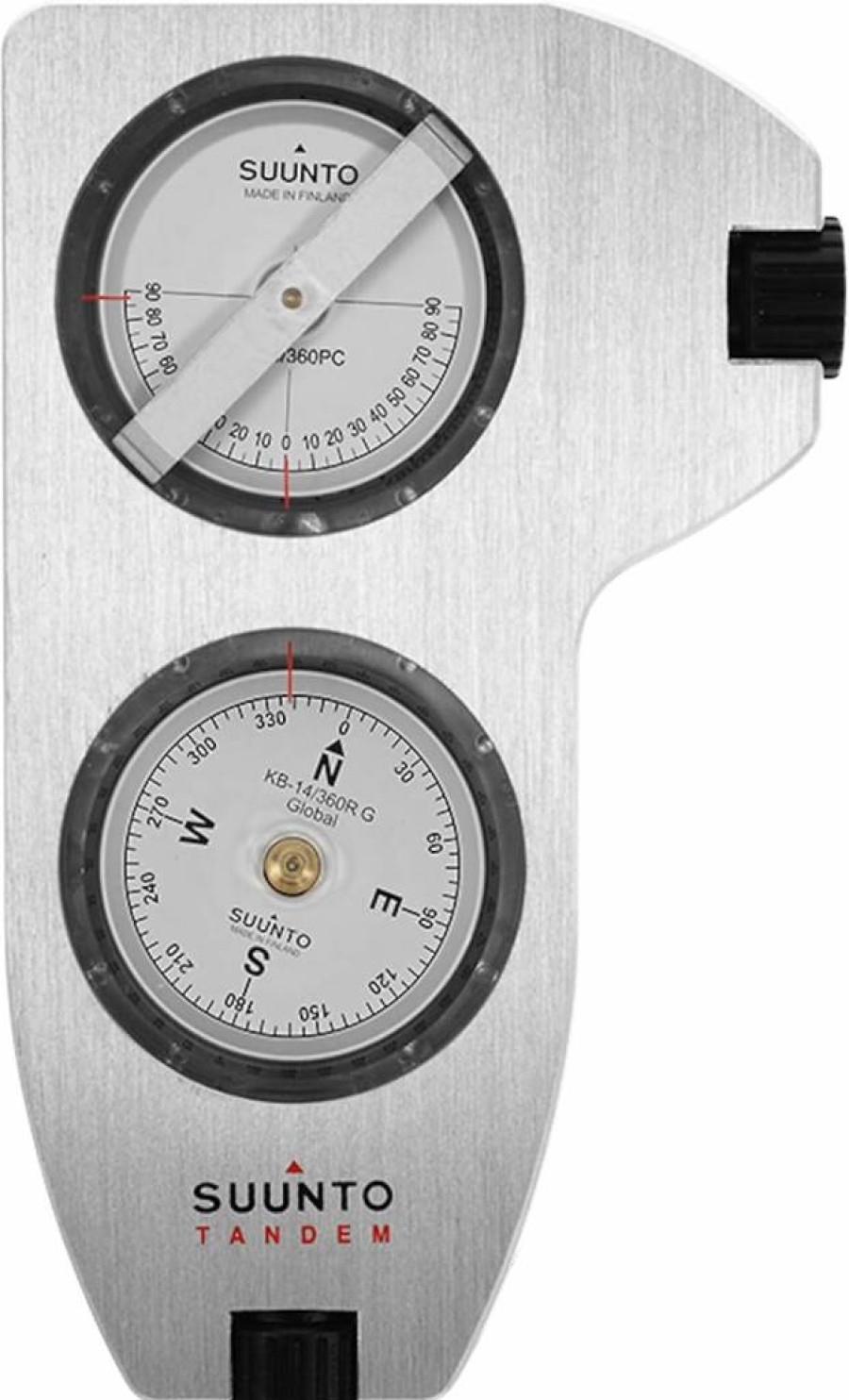 SUUNTO Tandem 360Pc/360R G Professional 2-in-1 Compass and Clinometer - High Precision Outdoor Navigation Tool, White