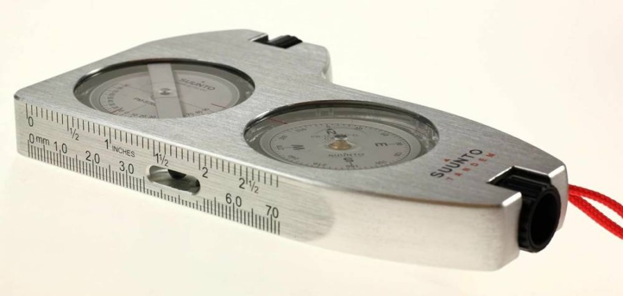 SUUNTO Tandem 360Pc/360R G Professional 2-in-1 Compass and Clinometer - High Precision Outdoor Navigation Tool, White