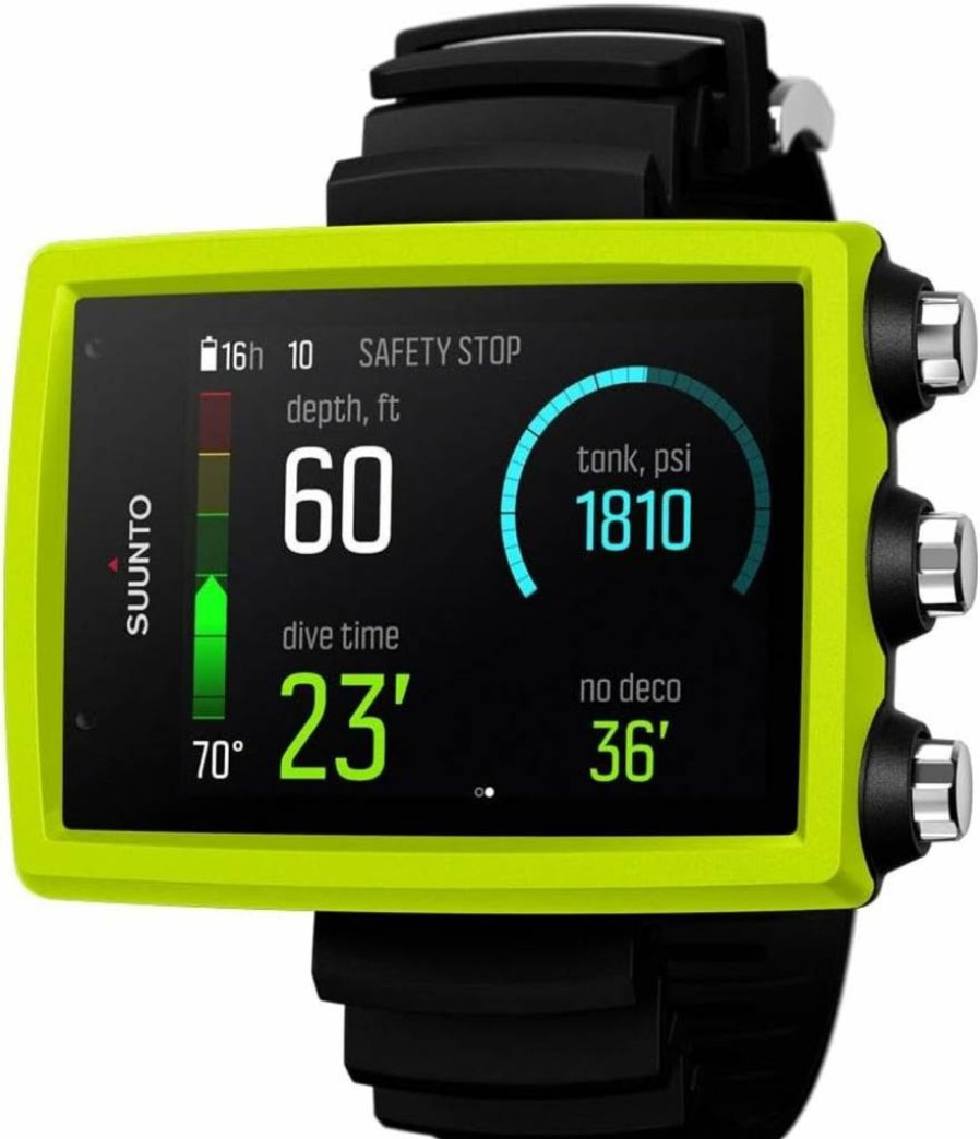 SUUNTO Eon Core Wrist Dive Computer - USB Rechargeable, Bright Display for Low Visibility, Long Battery Life, Aqua Blue Color