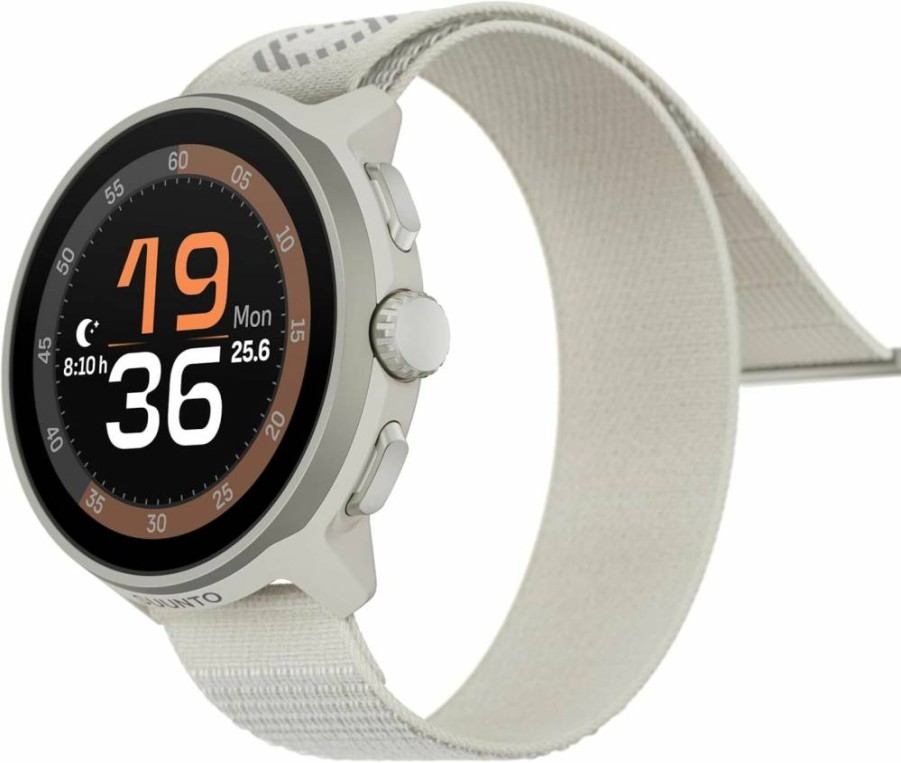 SUUNTO Run Sports Watch - 1.32" AMOLED Touchscreen, 12-Day Battery, Dual-Band GPS, Heart Rate & Sleep Tracking, 35g Lightweight, 4GB Music, All Black