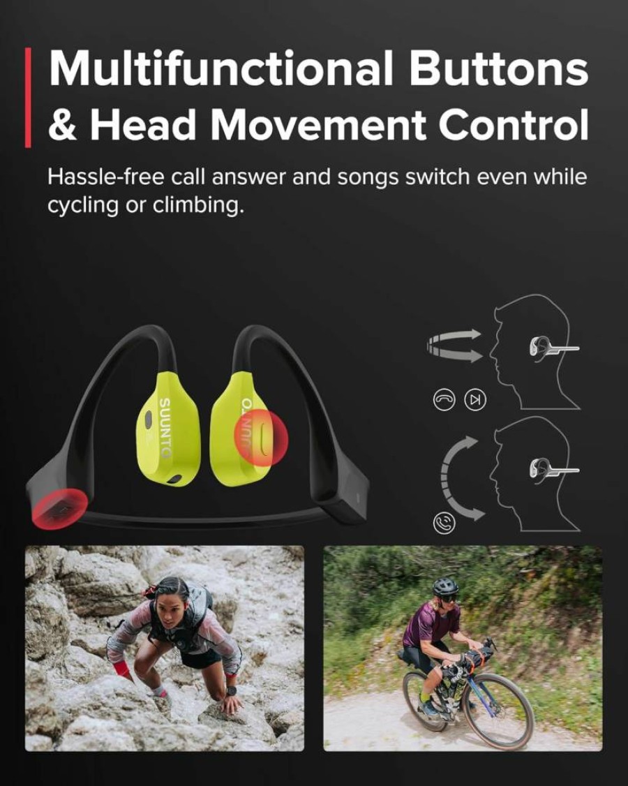 SUUNTO Race GPS Sports Watch - Stainless Steel Midnight Edition with Bone Conduction Headphones