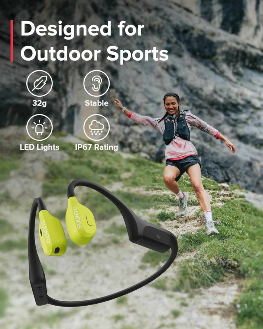 SUUNTO Race GPS Sports Watch - Stainless Steel Midnight Edition with Bone Conduction Headphones
