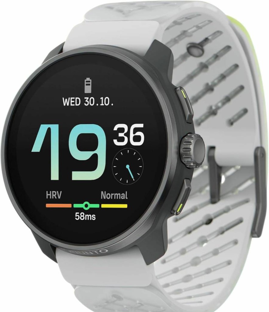 SUUNTO Race S GPS Sports Watch - 1.32" AMOLED Touchscreen, 13-Day Battery, Dual-GNSS, 32GB Offline Maps, Lightweight for Running, All-Black Design