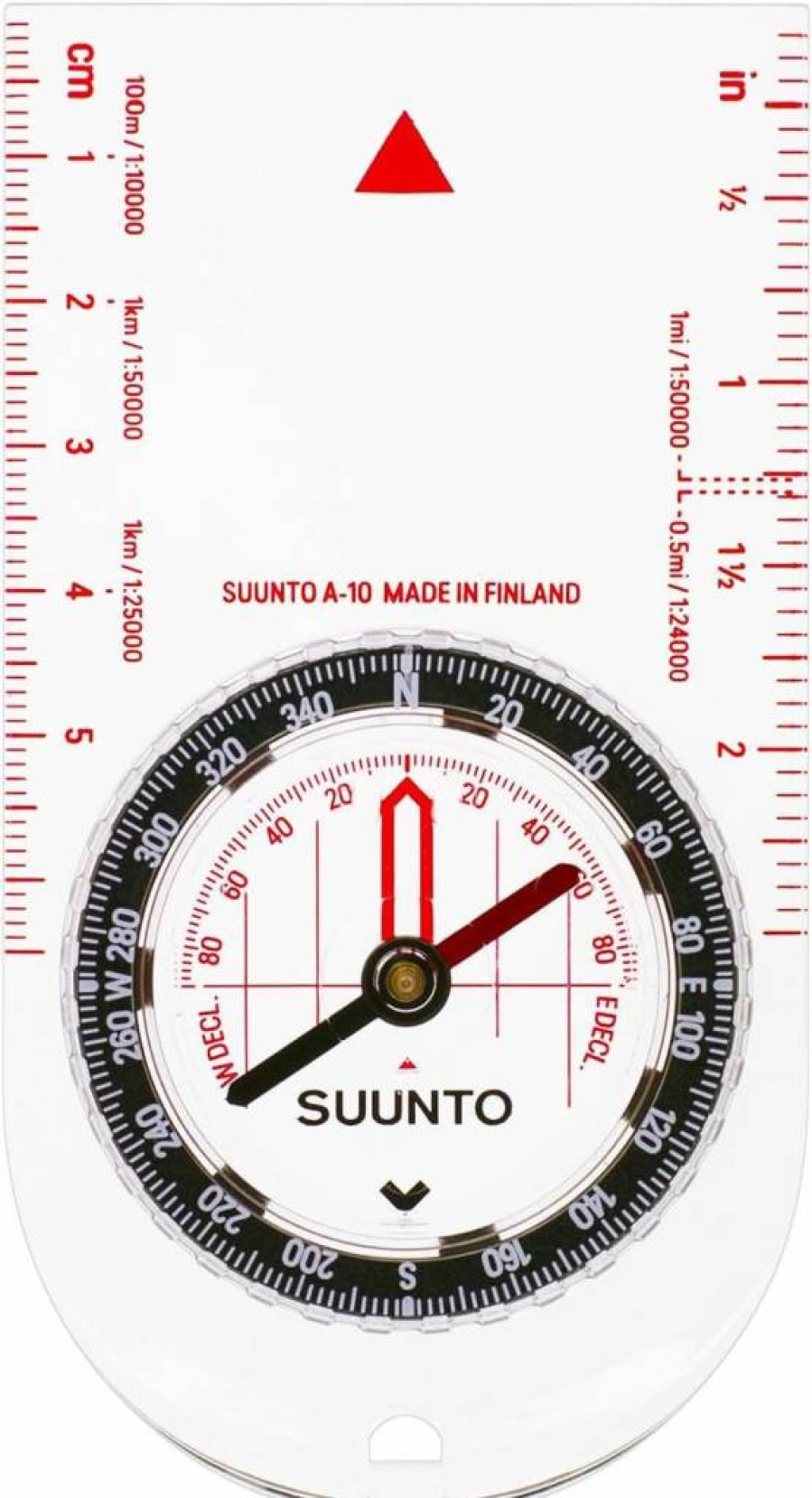 SUUNTO A-30 Hiking Compass: Lightweight, Durable with Luminous Markings for Low Light Navigation