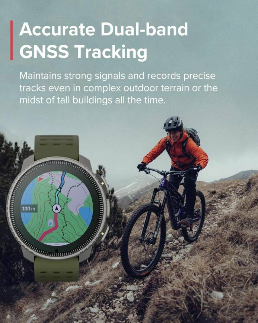 SUUNTO Vertical Solar GPS Adventure Watch: Premium Multisport Smartwatch with 1.4" Touchscreen, Offline Maps, 60-Day Battery, Heart Rate & Sleep Tracking, Steel Canyon Design