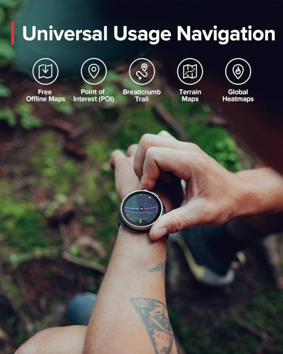 SUUNTO Race GPS Sports Watch - Stainless Steel Midnight Edition with Bone Conduction Headphones