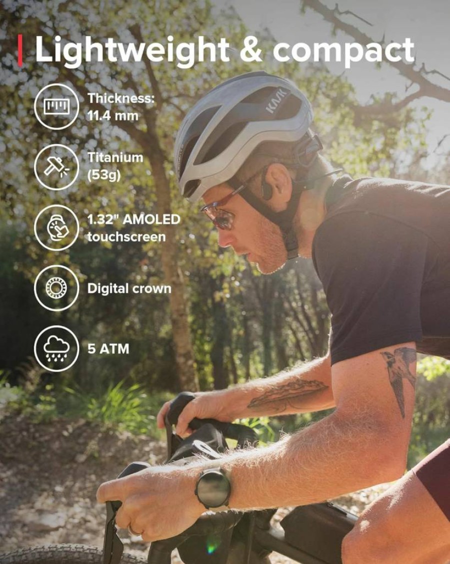 SUUNTO Race S GPS Sports Watch - 1.32" AMOLED Touchscreen, 13-Day Battery, Dual-GNSS Tracking, 32GB Offline Maps, Lightweight Titanium Design for Running & Fitness