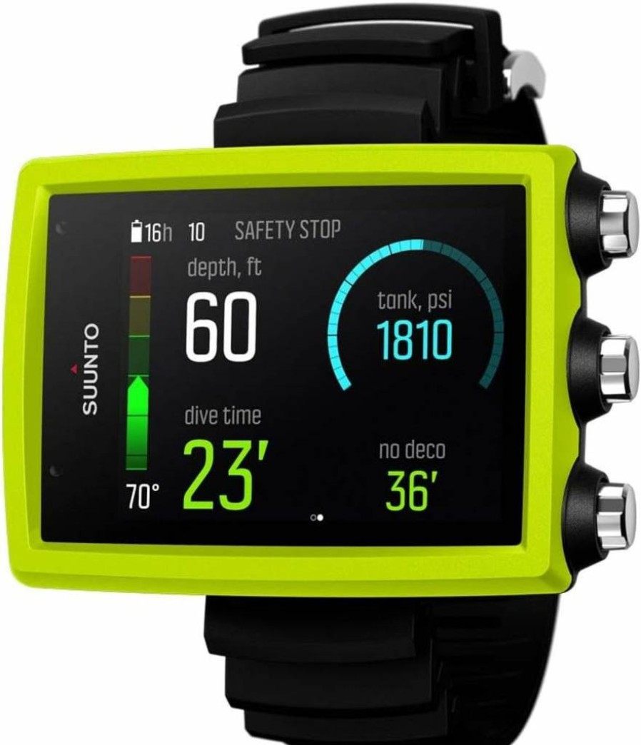 SUUNTO Eon Core Wrist Dive Computer with USB - Bright Display for Low Visibility, Long Battery Life, Compact Design, Lime Color
